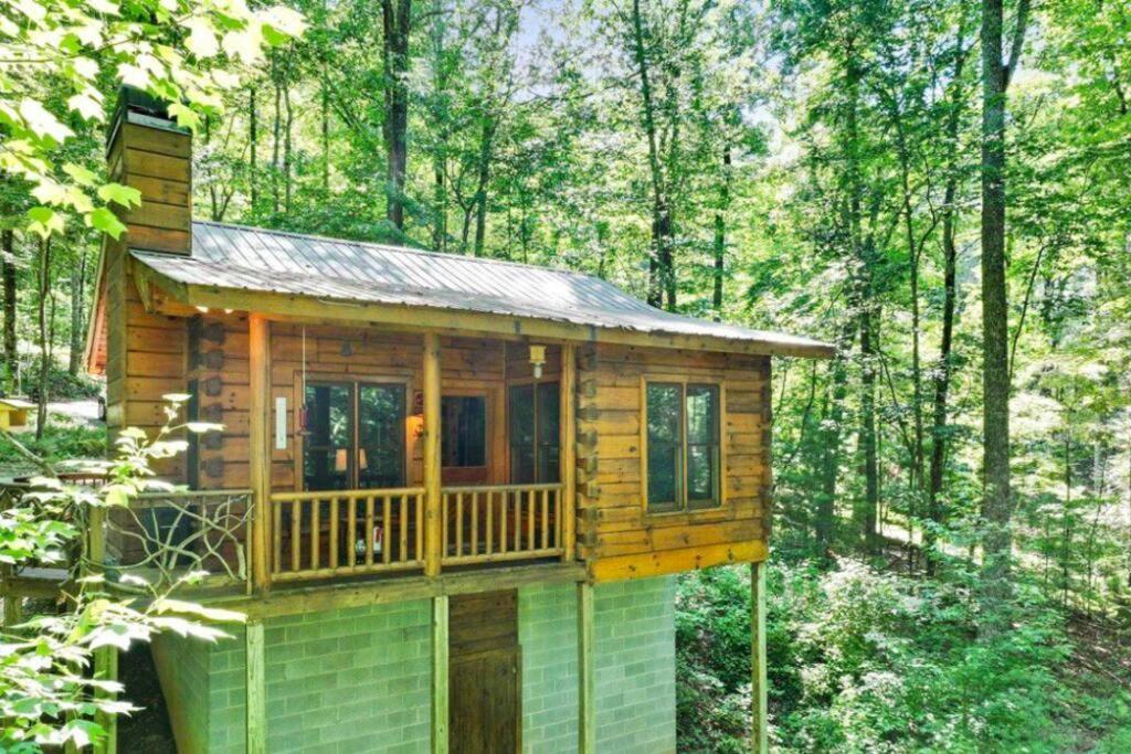 Open Studio Lodge At Little Rock Creek Cherry Log Exterior photo